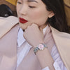 Reloj Longines Primaluna Acero Cuarzo 30MM Rosa