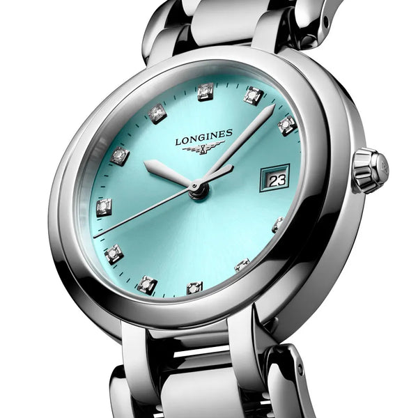 Reloj Longines Primaluna Acero Automático 30MM Azul
