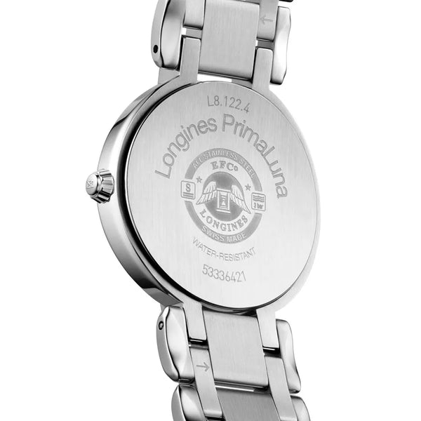 Reloj Longines Primaluna Acero Automático 30MM Azul