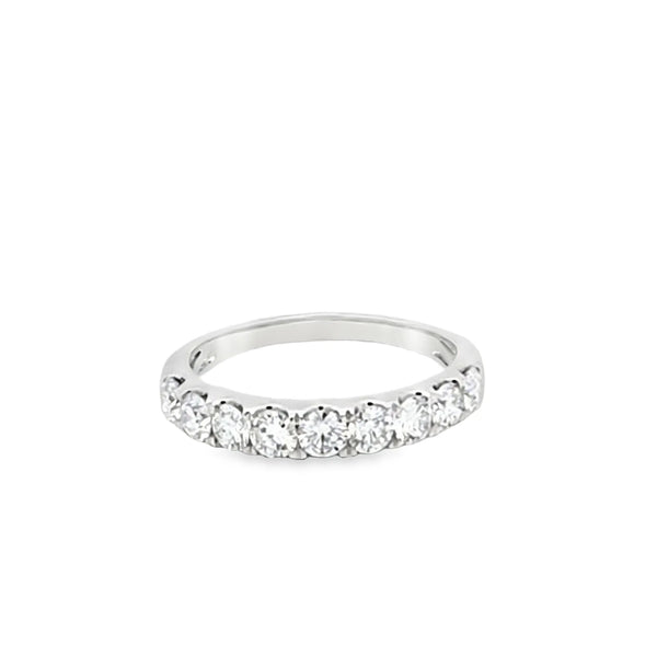 Churumbela en oro blanco de 14K con 1.08 ct en diamantes
