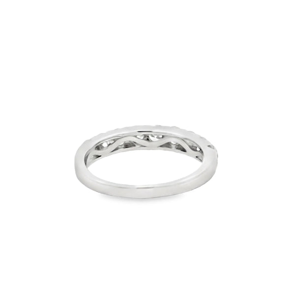 Churumbela en oro blanco de 14K con 1.08 ct en diamantes