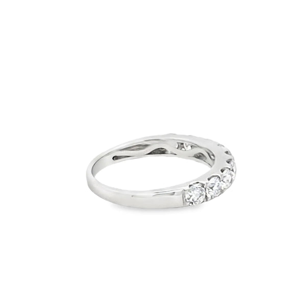 Churumbela en oro blanco de 14K con 1.08 ct en diamantes