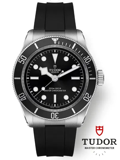 Reloj Tudor Black Bay Automático de 41 mm en Acero Inoxidable con Correa de Caucho