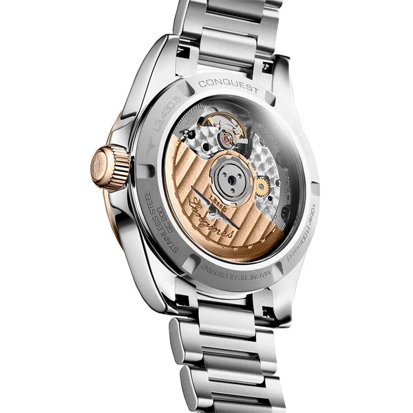 Reloj Longines Conquest Bicolor Automático 34MM Púrpura