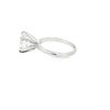 Anillo de Compromiso en 14k en Oro Blanco con 3.01CT Diamante Central