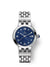 Reloj Tudor Clair de Rose de 30 mm en Acero Inoxidable con Movimiento de Cuarzo, Detalles de Brillantes y Esfera Azul