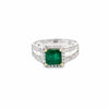 Anillo para Dama en 14K en Oro Blanco con 0.35CT en Diamantes