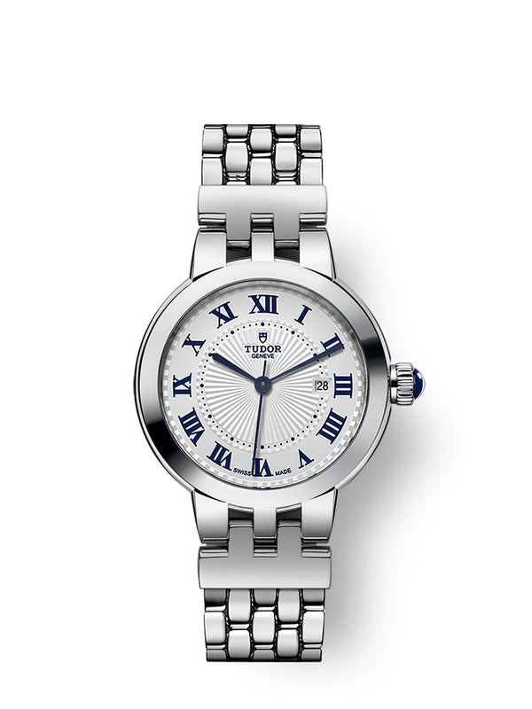 Reloj Tudor Clair de Rose Automático de 30 mm en Acero Inoxidable con Carátula Blanca
