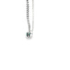 Gargantilla en 14K en Oro Blanco con 1.30CT en Diamantes y 1.83CT en Esmeralda