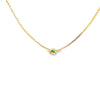 Gargantilla en 14K en Oro Amarillo con 1.15CT en Diamantes y 0.76CT en Esmeralda