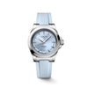 Reloj Longines Conquest Acero Automático 34MM Correa de Caucho Azul