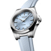 Reloj Longines Conquest Acero Automático 34MM Correa de Caucho Azul