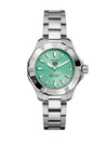 Reloj TAG Heuer Aquaracer de 34 mm en Acero Inoxidable con Movimiento de Cuarzo y Esfera Verde