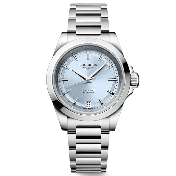 Reloj Longines Conquest Acero Automático 34MM Azul