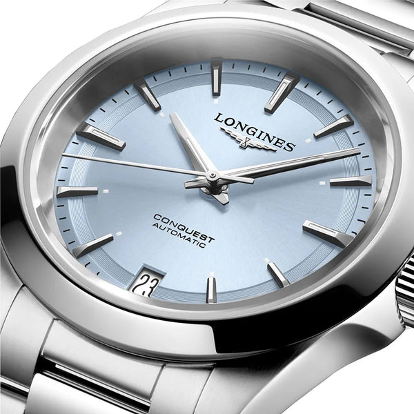 Reloj Longines Conquest Acero Automático 34MM Azul