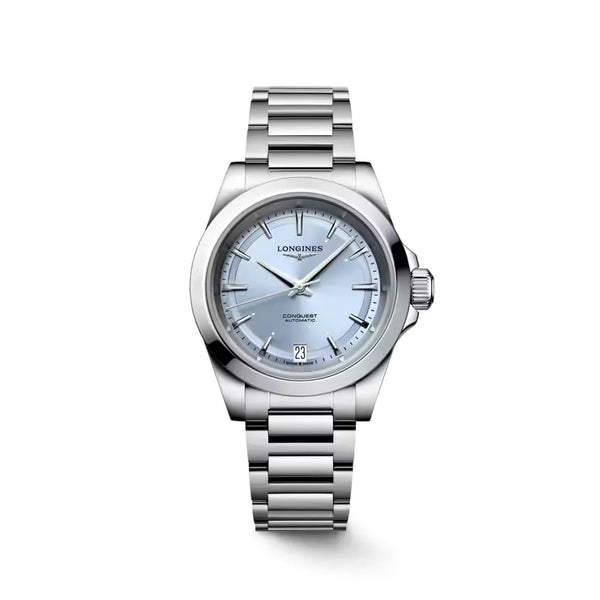 Reloj Longines Conquest Acero Automático 34MM Azul