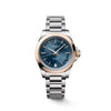 Reloj Longines Conquest Bicolor Automático 34MM Azul