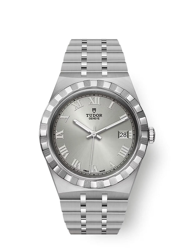 Reloj Tudor Royal Automático de 38 mm en Acero Inoxidable con Esfera Plateada
