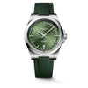 Reloj Longines Conquest Acero Automático 41MM Verde con Correa de Caucho