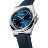 Reloj Longines Conquest Acero Automático 41MM Azul con Correa de Caucho