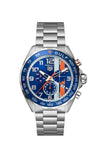 Reloj TAG Heuer Formula 1 Gulf Edition Cronógrafo de 43 mm en Acero Inoxidable con Movimiento de Cuarzo