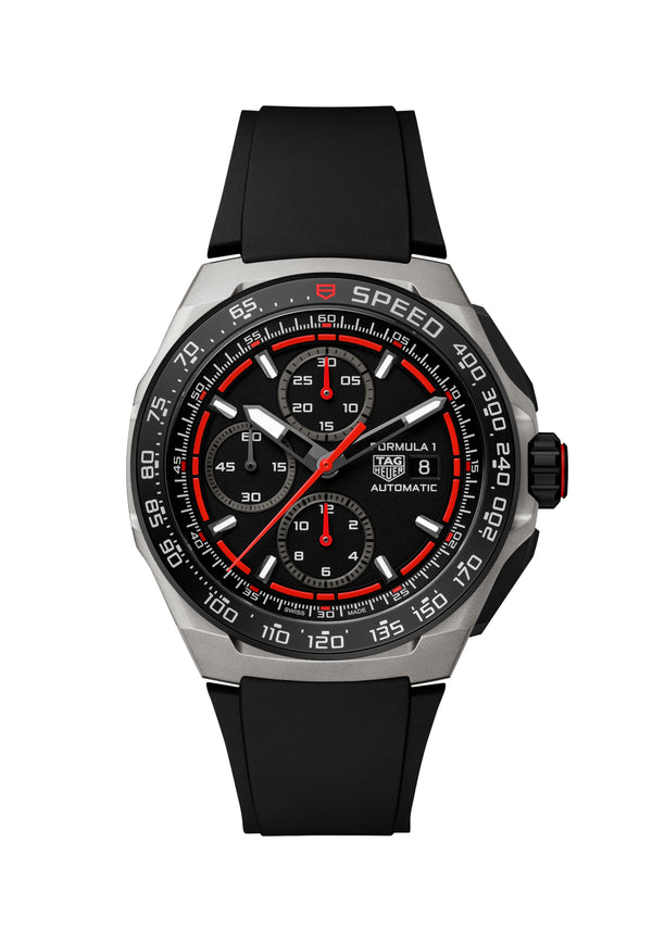 Reloj TAG Heuer Formula 1 Cronógrafo Automático de 44 mm en Caja de Titanio con Esfera Negra