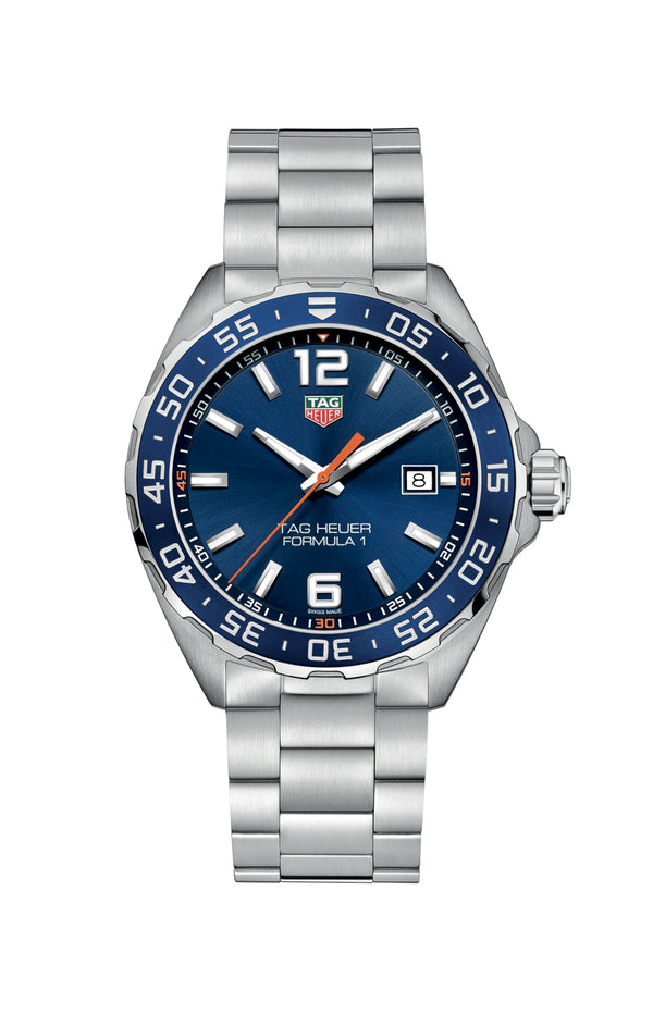 Reloj TAG Heuer Formula 1 de 43 mm en Acero Inoxidable con Movimiento de Cuarzo y Esfera Azul