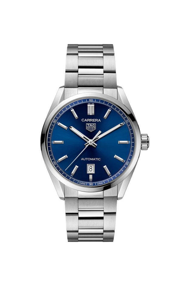 Reloj TAG Heuer Carrera Automático de 39 mm en Acero Inoxidable con Esfera Azul