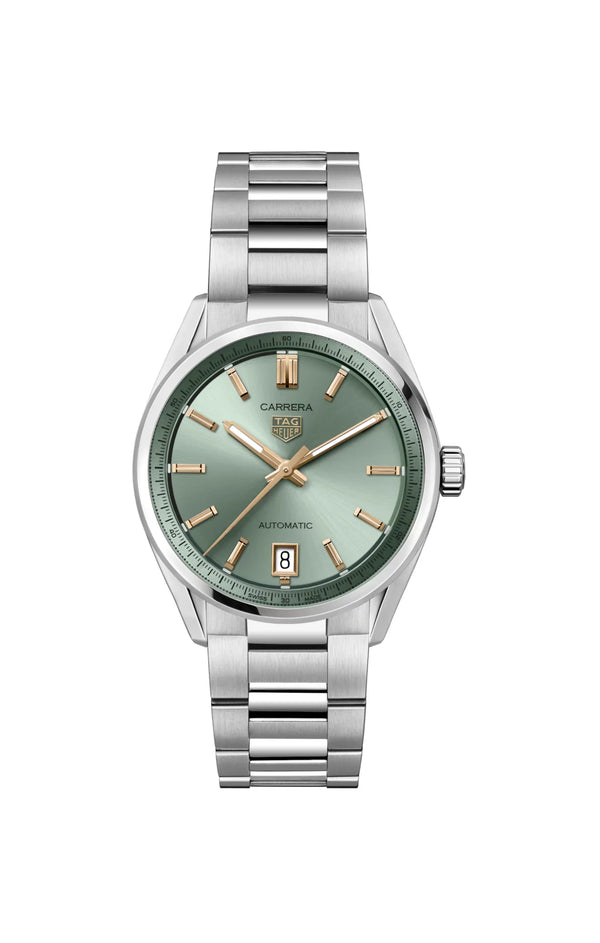Reloj TAG Heuer Carrera Automático de 36 mm en Acero Inoxidable con Esfera Verde