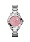 Reloj TAG Heuer Aquaracer de 34 mm en Acero Inoxidable con Movimiento de Cuarzo y Esfera Rosa