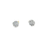 Broquel Brillante en Oro Amarillo de 14K con Diamante de 0.43 ct, calidad H VS1.