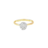 Anillo Solitario en Oro Amarillo de 14K con Brillante de 0.34 ct, calidad H VS1.