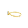 Anillo Solitario en Oro Amarillo de 14K con Brillante de 0.34 ct, calidad H VS1.