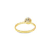 Anillo Solitario en Oro Amarillo de 14K con Brillante de 0.34 ct, calidad H VS1.
