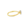 Anillo Solitario en Oro Amarillo de 14K con Brillante de 0.34 ct, calidad H VS1.