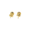 Broquel Brillante en Oro Amarillo de 14K con Diamante de 0.68 ct, calidad H VS1.