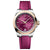 Reloj Longines Conquest 2T automático 34 mm con correa de caucho color vino