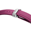 Reloj Longines Conquest 2T automático 34 mm con correa de caucho color vino