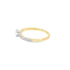 Anillo solitario en oro amarillo de 14K, con un diamante de 0.40 ct