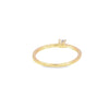 Anillo solitario en oro amarillo de 14K con diamante de 0.30 ct