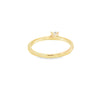 Anillo solitario en oro amarillo de 14K con diamante de 0.25 ct