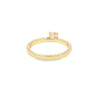 Anillo solitario en oro amarillo de 14K con diamante de 0.35 ct
