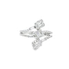 Anillo para dama en oro blanco de 18K con 0.81 ct de diamantes