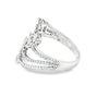 Anillo para dama en oro blanco de 18K con 1.28 ct de diamantes
