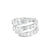 Anillo para dama en oro blanco de 18K con 1.93 ct en diamantes