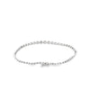 Brazalete en oro blanco de 18K con 1.15 ct en diamantes