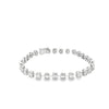 Brazalete en oro blanco de 18K con 2.66 ct de diamantes