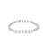 Brazalete en oro blanco de 18K con 2.66 ct de diamantes