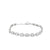 Brazalete en oro blanco de 14K con 2.31 ct de diamantes