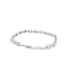 Brazalete en oro blanco de 14K con 2.31 ct de diamantes